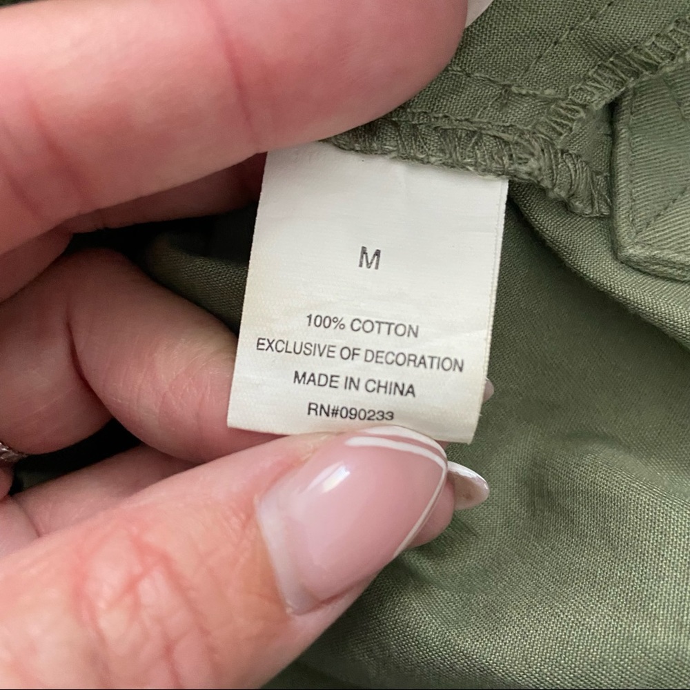 P.S.Erin Wasson Promise Army Green Romper Playsuit - Picture 9 of 9